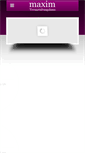 Mobile Screenshot of maxim-veranstaltungshaus.de